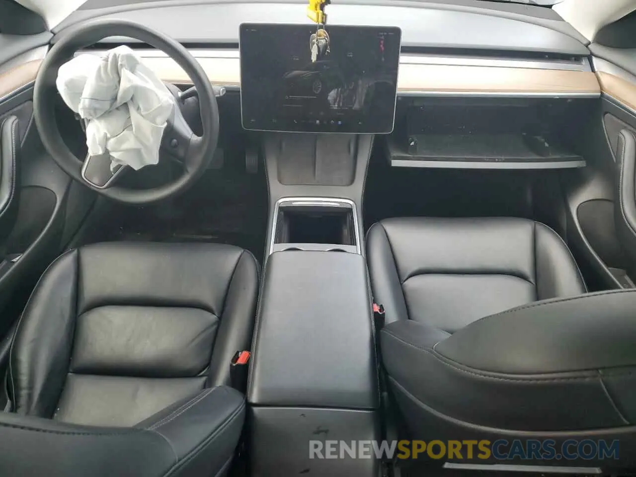 8 Photograph of a damaged car 5YJ3E1EA7NF371445 TESLA MODEL 3 2022