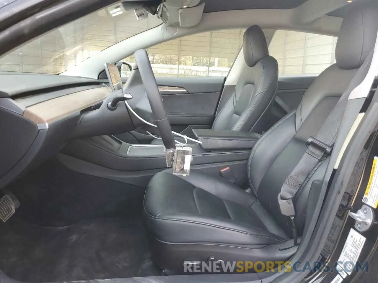 7 Photograph of a damaged car 5YJ3E1EA7NF371672 TESLA MODEL 3 2022