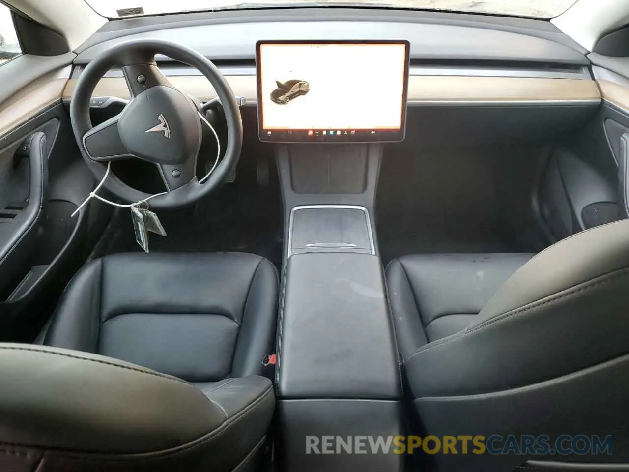 8 Photograph of a damaged car 5YJ3E1EA7NF371672 TESLA MODEL 3 2022
