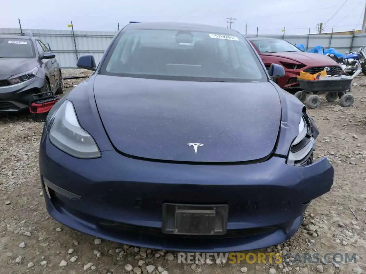 5 Photograph of a damaged car 5YJ3E1EA7NF371901 TESLA MODEL 3 2022