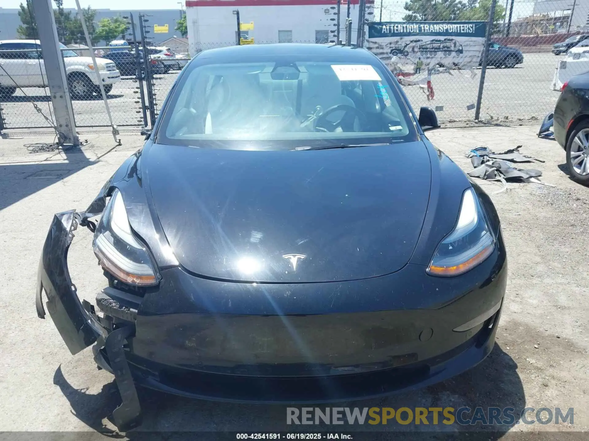 11 Photograph of a damaged car 5YJ3E1EA7NF373647 TESLA MODEL 3 2022