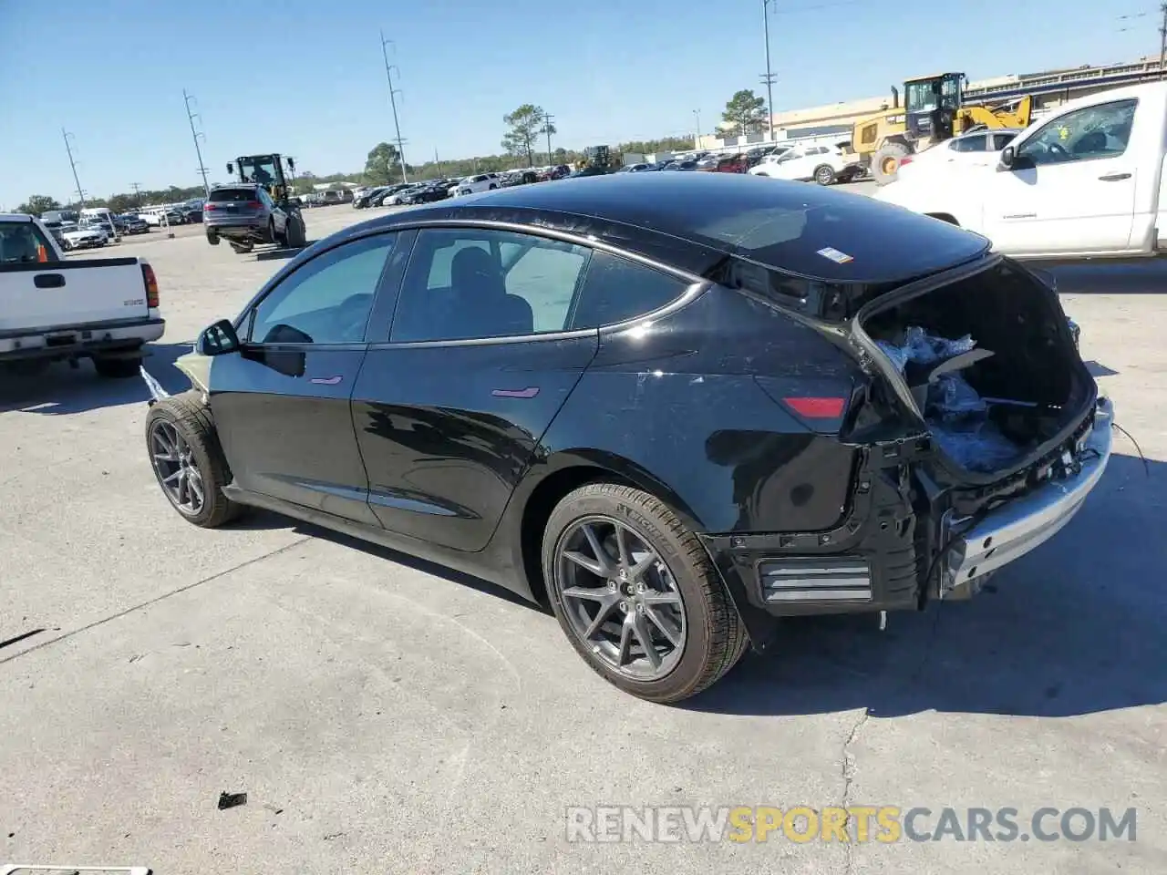 2 Photograph of a damaged car 5YJ3E1EA8NF102659 TESLA MODEL 3 2022