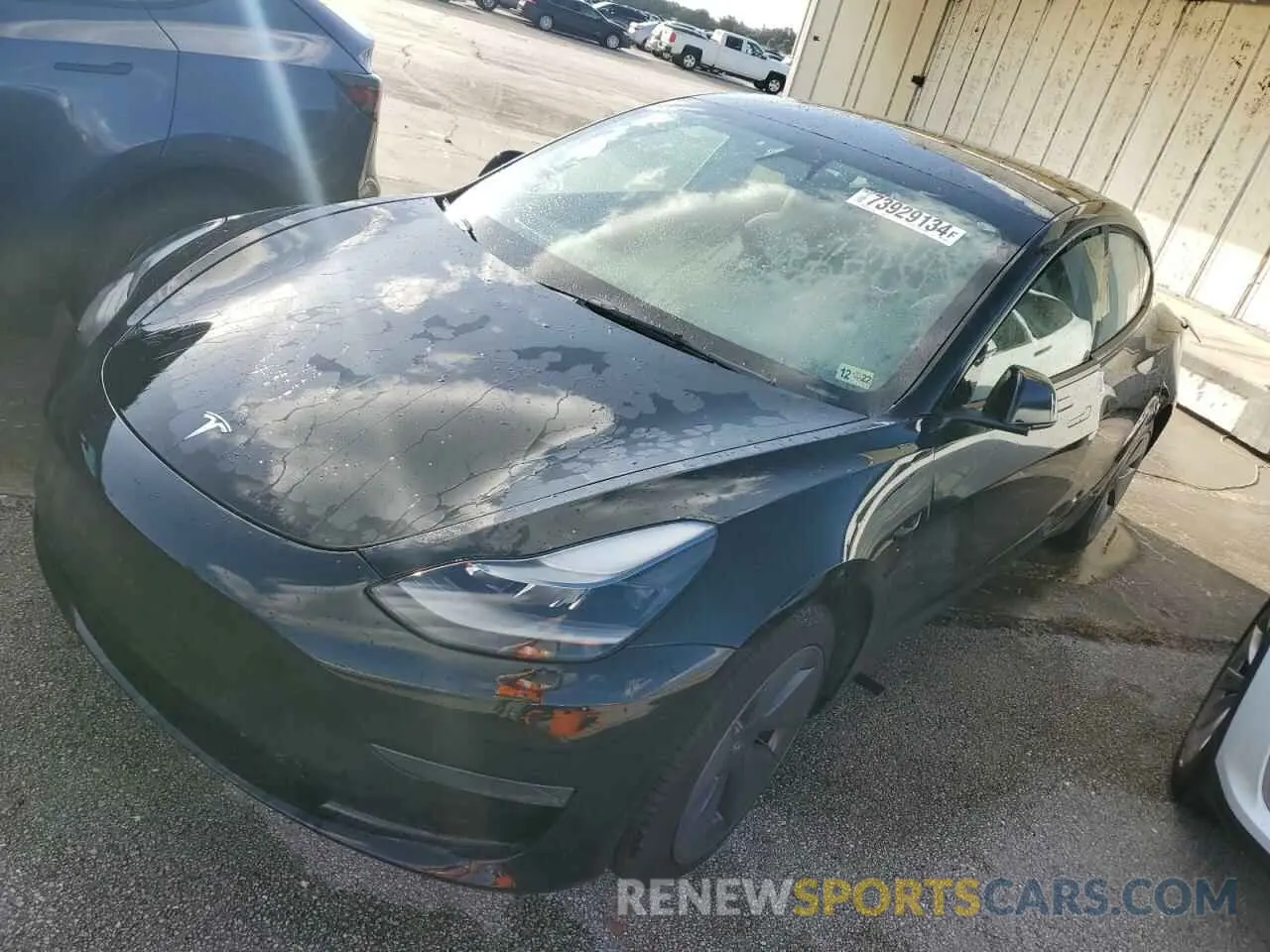 1 Photograph of a damaged car 5YJ3E1EA8NF120675 TESLA MODEL 3 2022