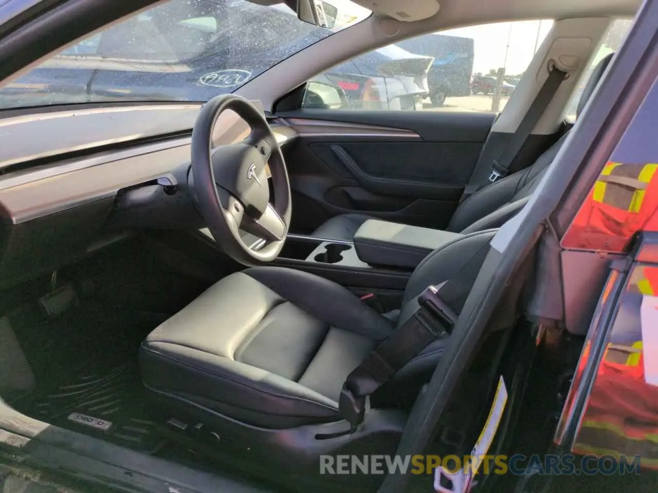7 Photograph of a damaged car 5YJ3E1EA8NF120675 TESLA MODEL 3 2022