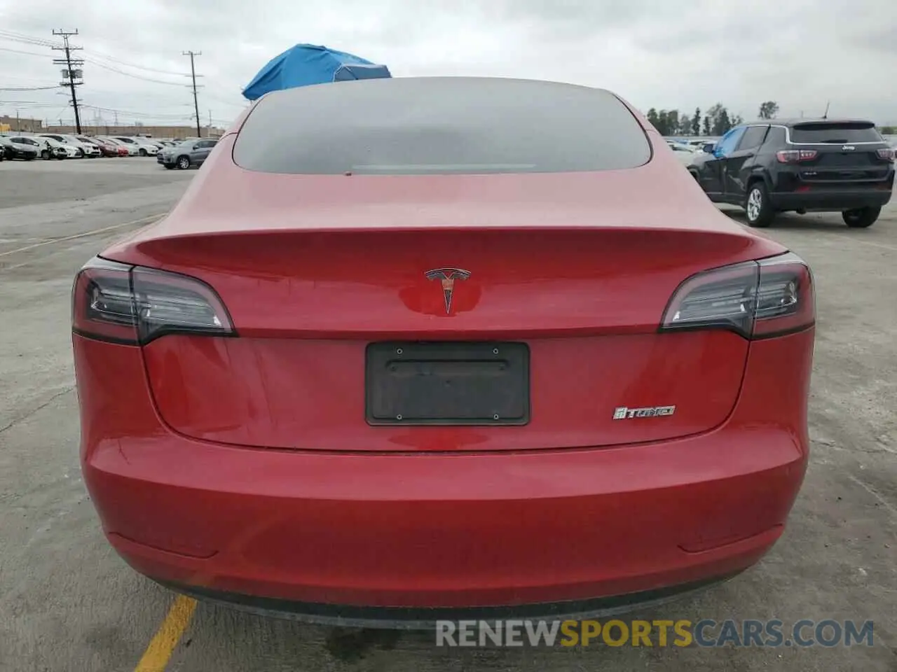 6 Photograph of a damaged car 5YJ3E1EA8NF136620 TESLA MODEL 3 2022