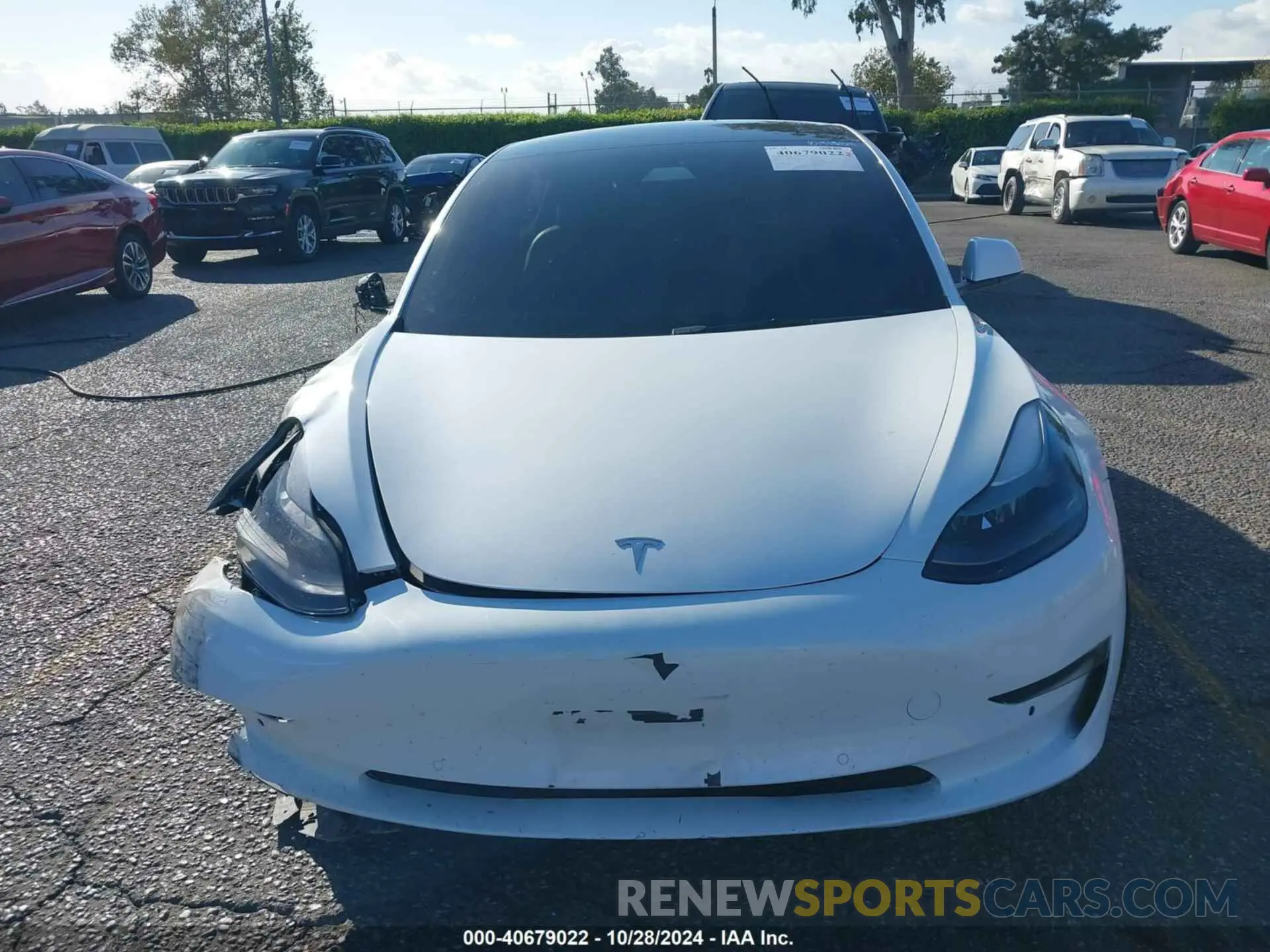 12 Photograph of a damaged car 5YJ3E1EA8NF144569 TESLA MODEL 3 2022
