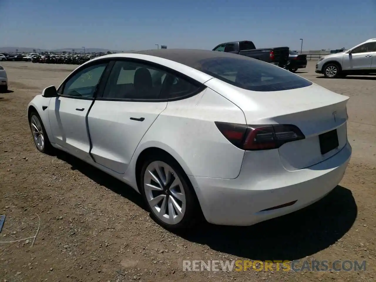 3 Photograph of a damaged car 5YJ3E1EA8NF145320 TESLA MODEL 3 2022