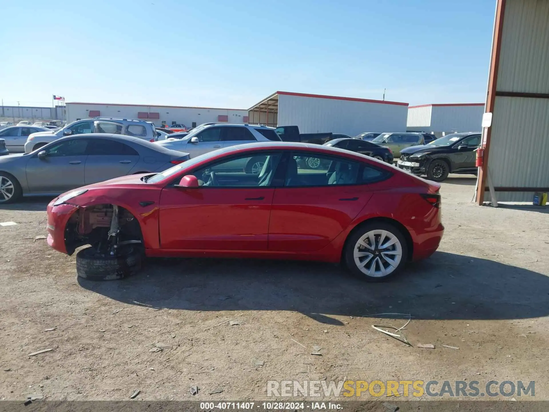 14 Photograph of a damaged car 5YJ3E1EA8NF170671 TESLA MODEL 3 2022