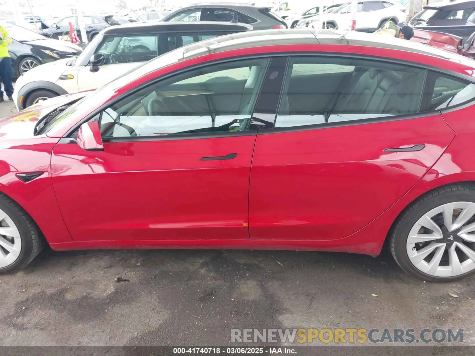 14 Photograph of a damaged car 5YJ3E1EA8NF177409 TESLA MODEL 3 2022