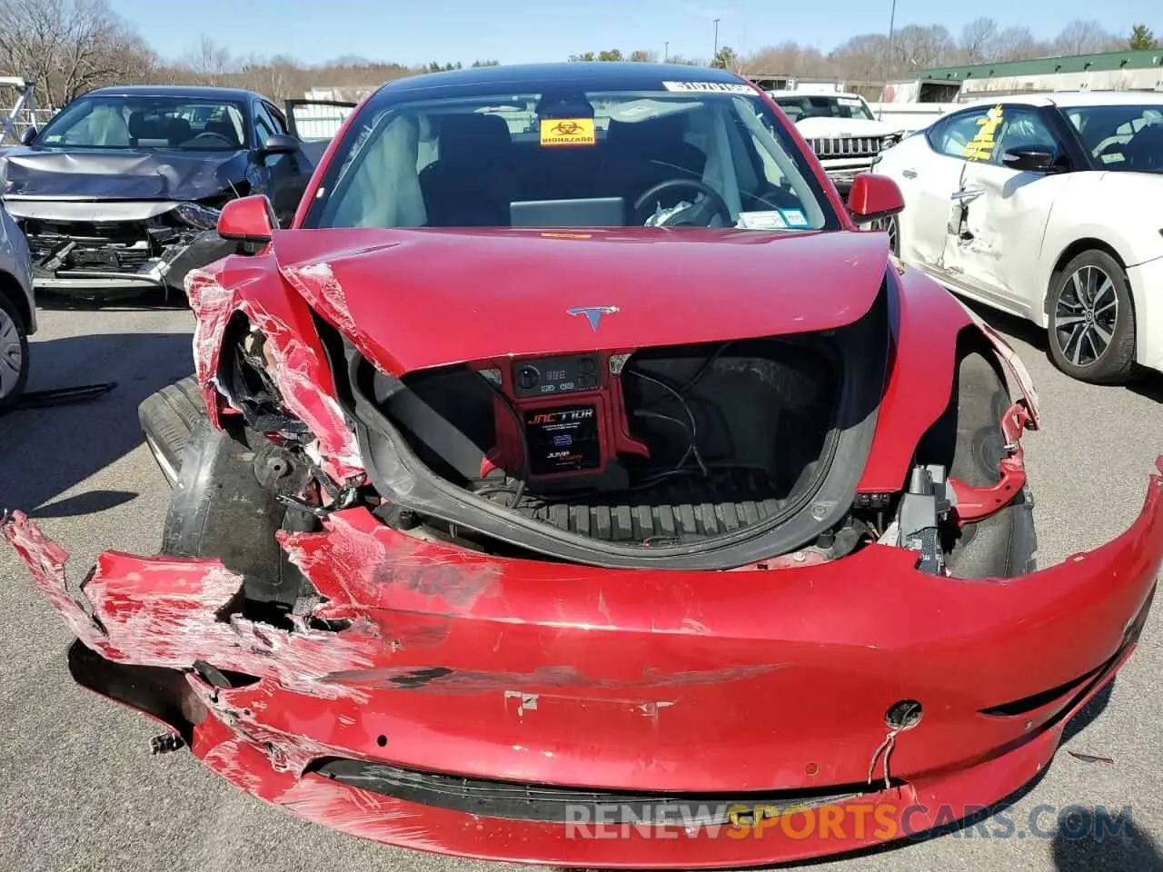 5 Photograph of a damaged car 5YJ3E1EA8NF187289 TESLA MODEL 3 2022