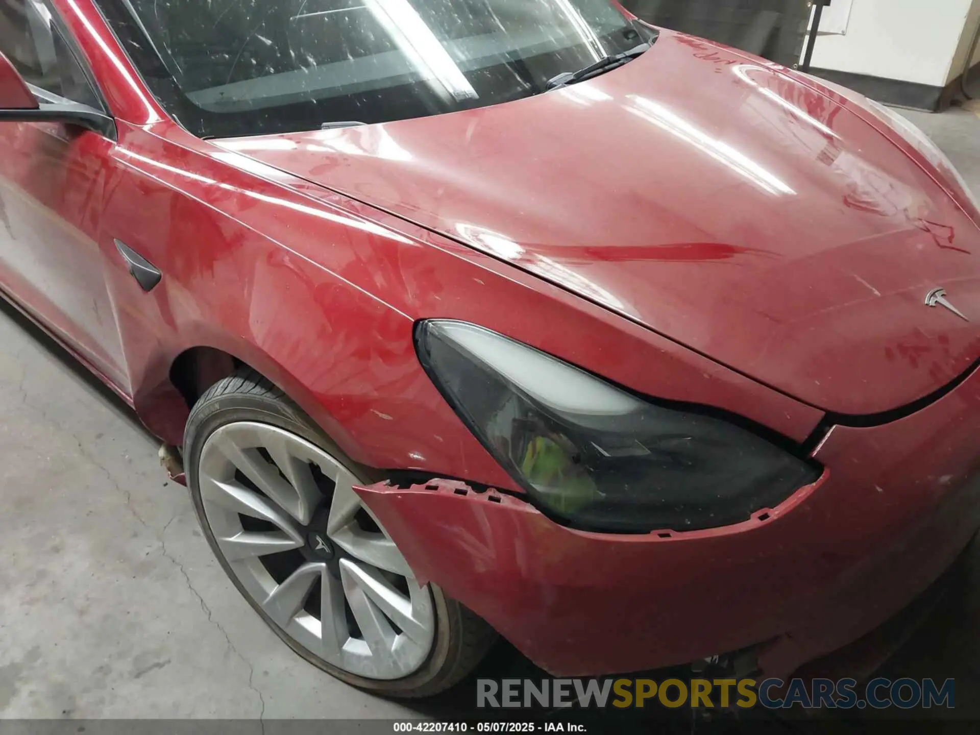 6 Photograph of a damaged car 5YJ3E1EA8NF188927 TESLA MODEL 3 2022