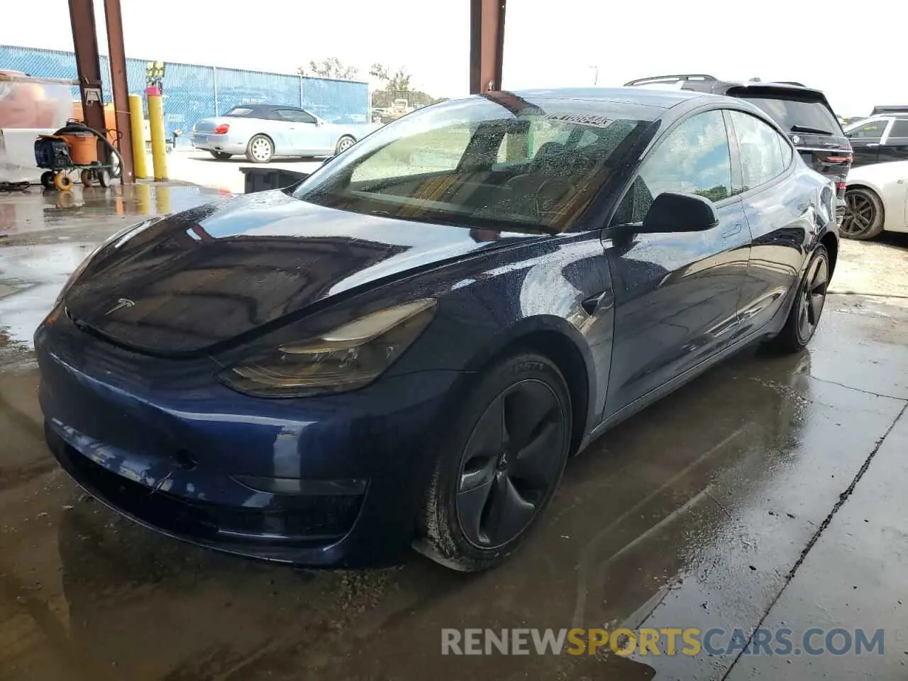 1 Photograph of a damaged car 5YJ3E1EA8NF189947 TESLA MODEL 3 2022
