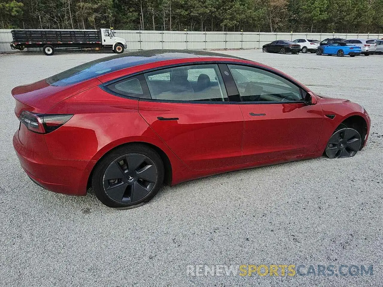 3 Photograph of a damaged car 5YJ3E1EA8NF190032 TESLA MODEL 3 2022
