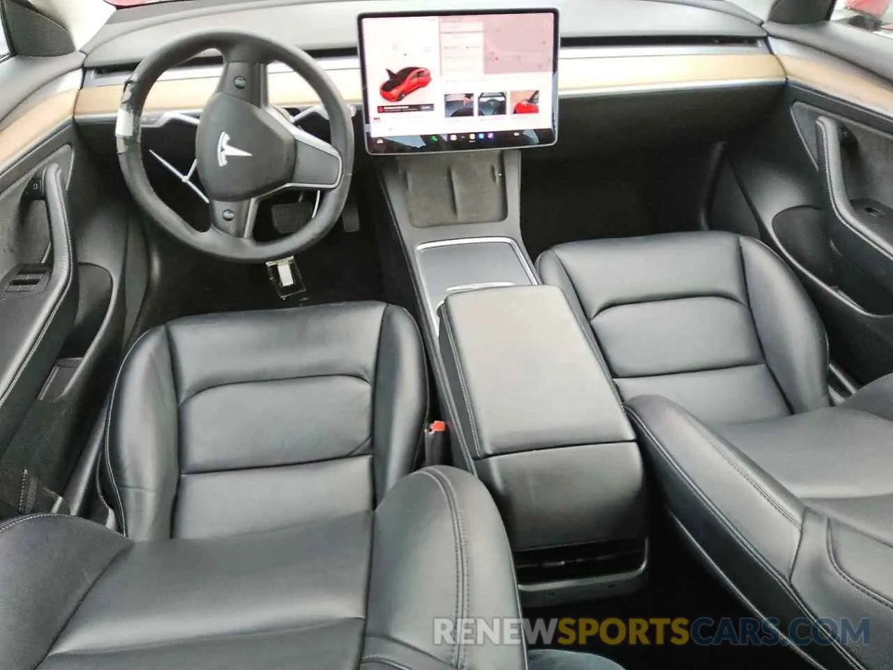 8 Photograph of a damaged car 5YJ3E1EA8NF190032 TESLA MODEL 3 2022