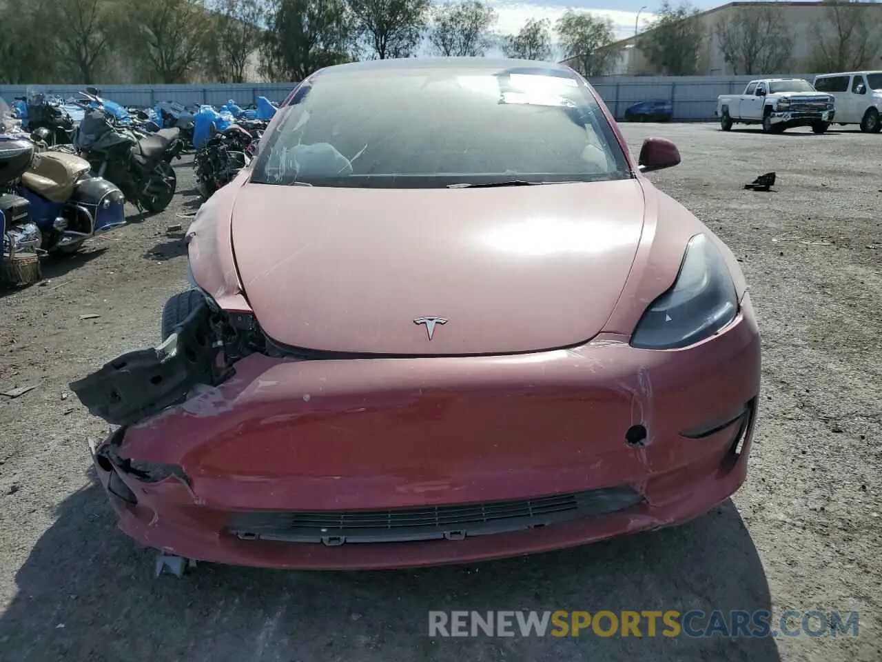 5 Photograph of a damaged car 5YJ3E1EA8NF191293 TESLA MODEL 3 2022