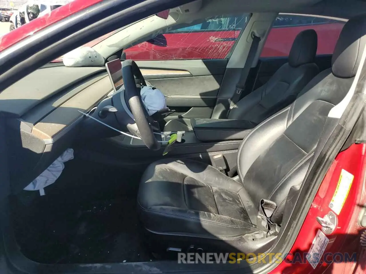 7 Photograph of a damaged car 5YJ3E1EA8NF191293 TESLA MODEL 3 2022