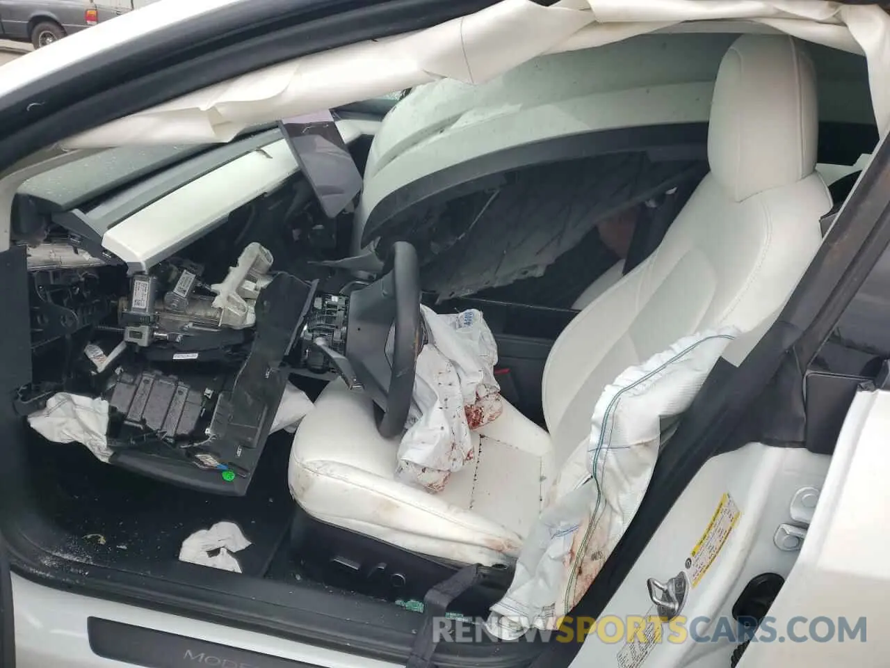 7 Photograph of a damaged car 5YJ3E1EA8NF244865 TESLA MODEL 3 2022