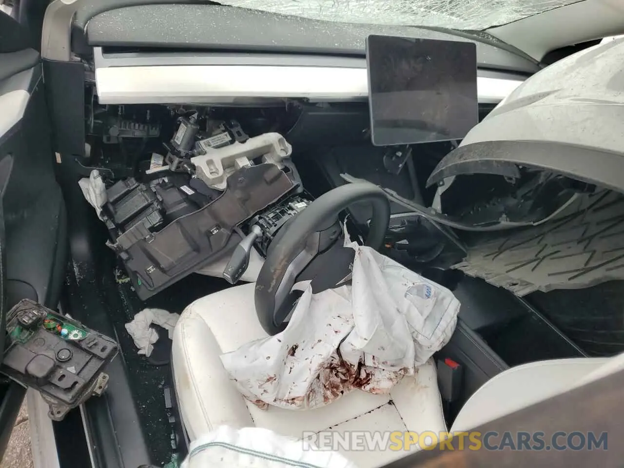 8 Photograph of a damaged car 5YJ3E1EA8NF244865 TESLA MODEL 3 2022
