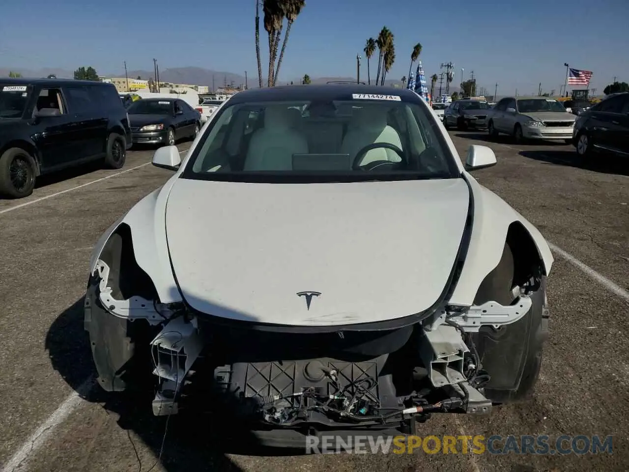 5 Photograph of a damaged car 5YJ3E1EA8NF244929 TESLA MODEL 3 2022