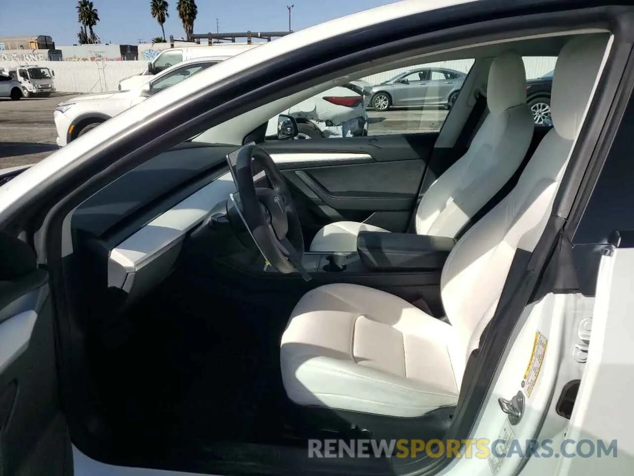 7 Photograph of a damaged car 5YJ3E1EA8NF244929 TESLA MODEL 3 2022