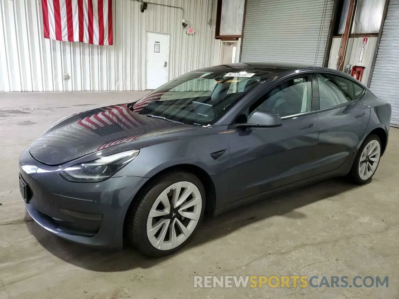 1 Photograph of a damaged car 5YJ3E1EA8NF286470 TESLA MODEL 3 2022