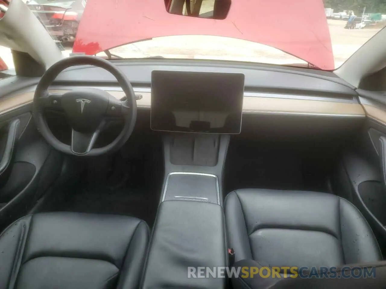 8 Photograph of a damaged car 5YJ3E1EA8NF287439 TESLA MODEL 3 2022