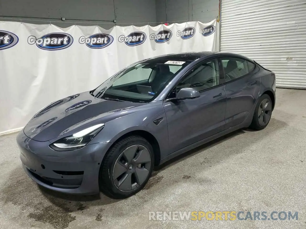 1 Photograph of a damaged car 5YJ3E1EA8NF287506 TESLA MODEL 3 2022