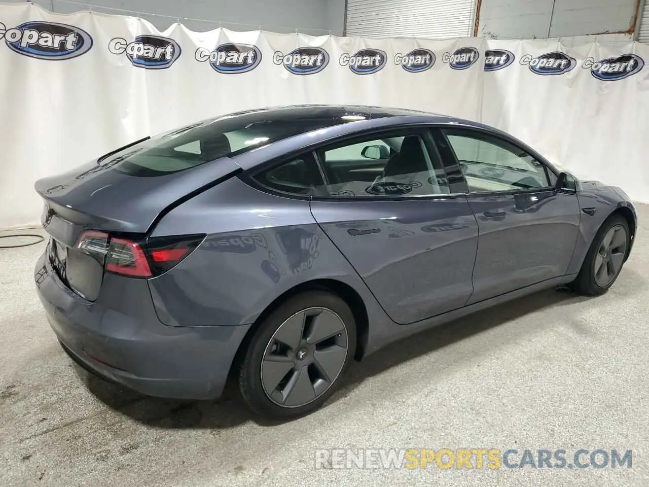 3 Photograph of a damaged car 5YJ3E1EA8NF287506 TESLA MODEL 3 2022