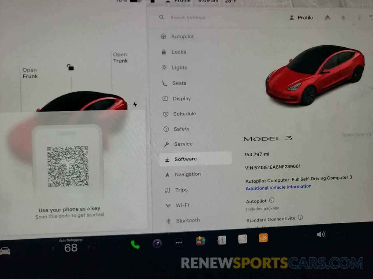 9 Photograph of a damaged car 5YJ3E1EA8NF289661 TESLA MODEL 3 2022