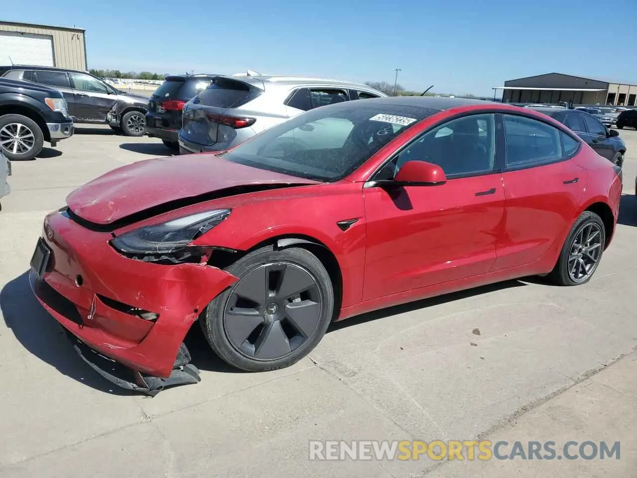 1 Photograph of a damaged car 5YJ3E1EA8NF290504 TESLA MODEL 3 2022