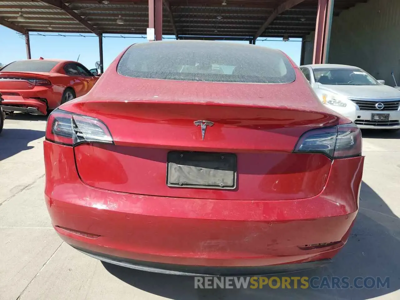 6 Photograph of a damaged car 5YJ3E1EA8NF290504 TESLA MODEL 3 2022