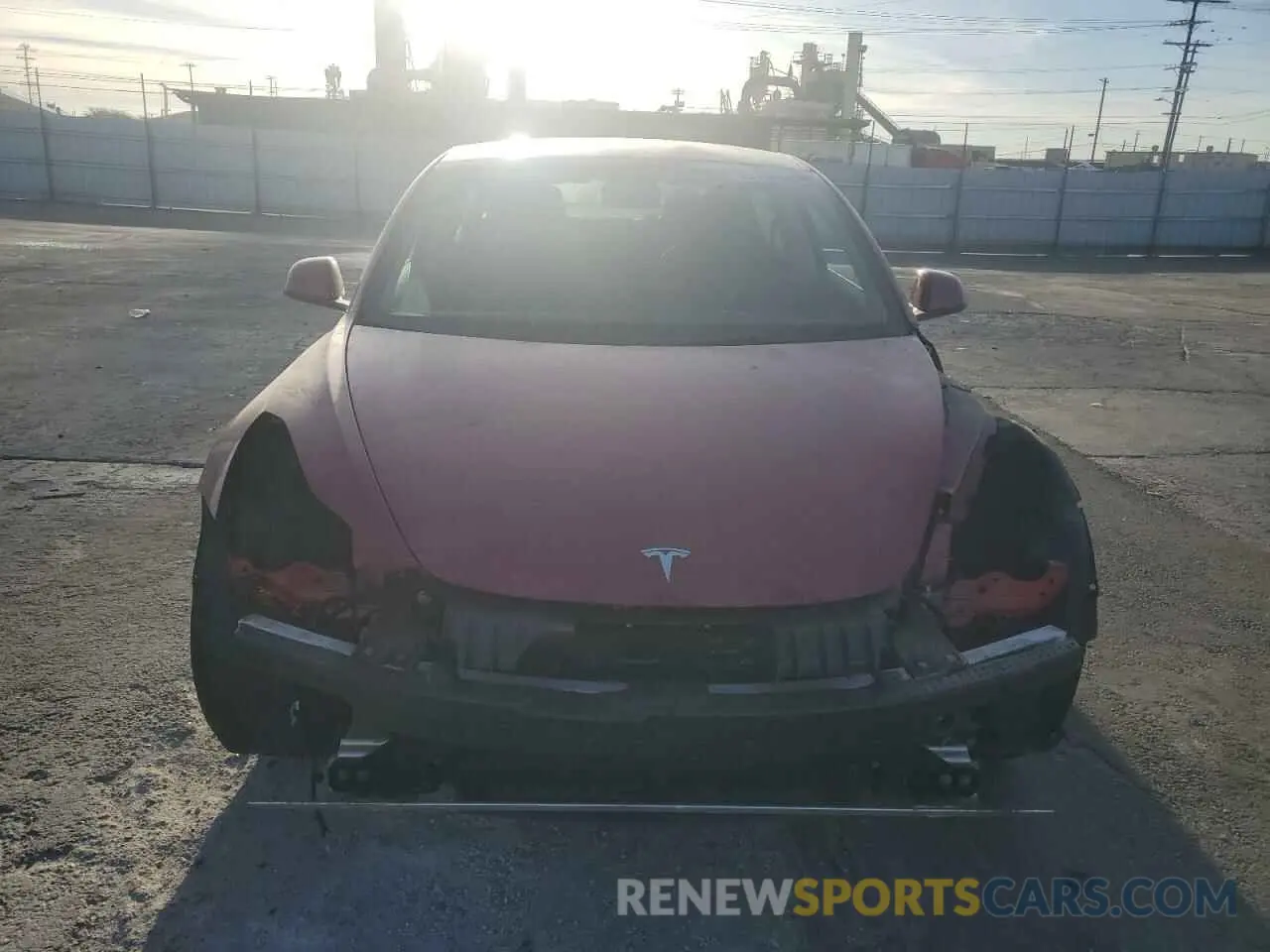 5 Photograph of a damaged car 5YJ3E1EA8NF307687 TESLA MODEL 3 2022