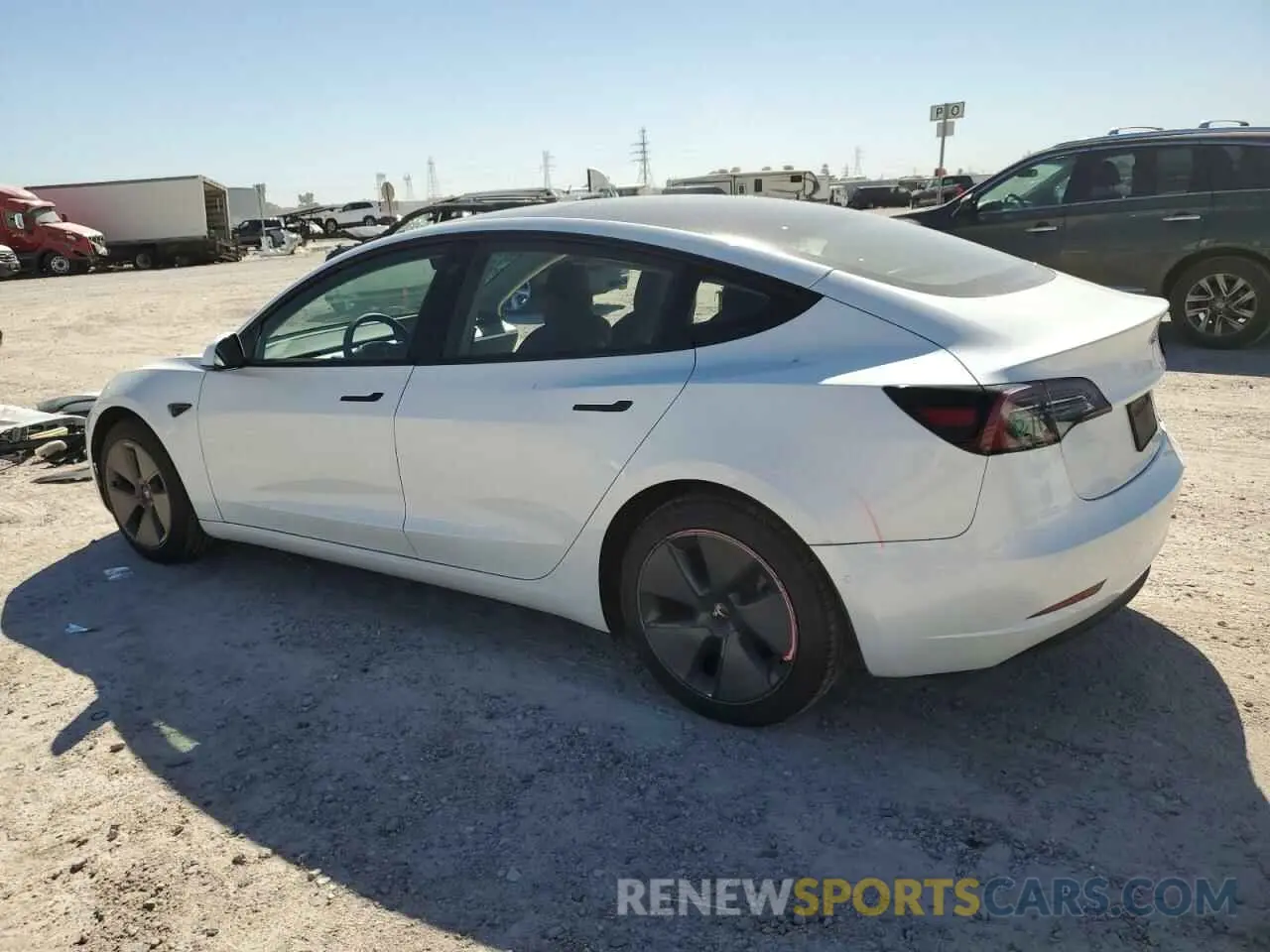 2 Photograph of a damaged car 5YJ3E1EA8NF317314 TESLA MODEL 3 2022