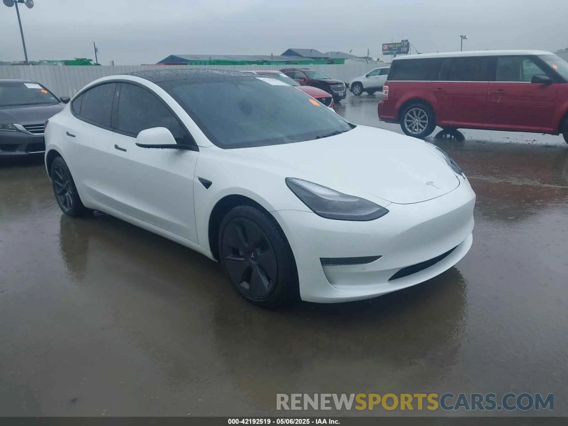1 Photograph of a damaged car 5YJ3E1EA8NF342987 TESLA MODEL 3 2022