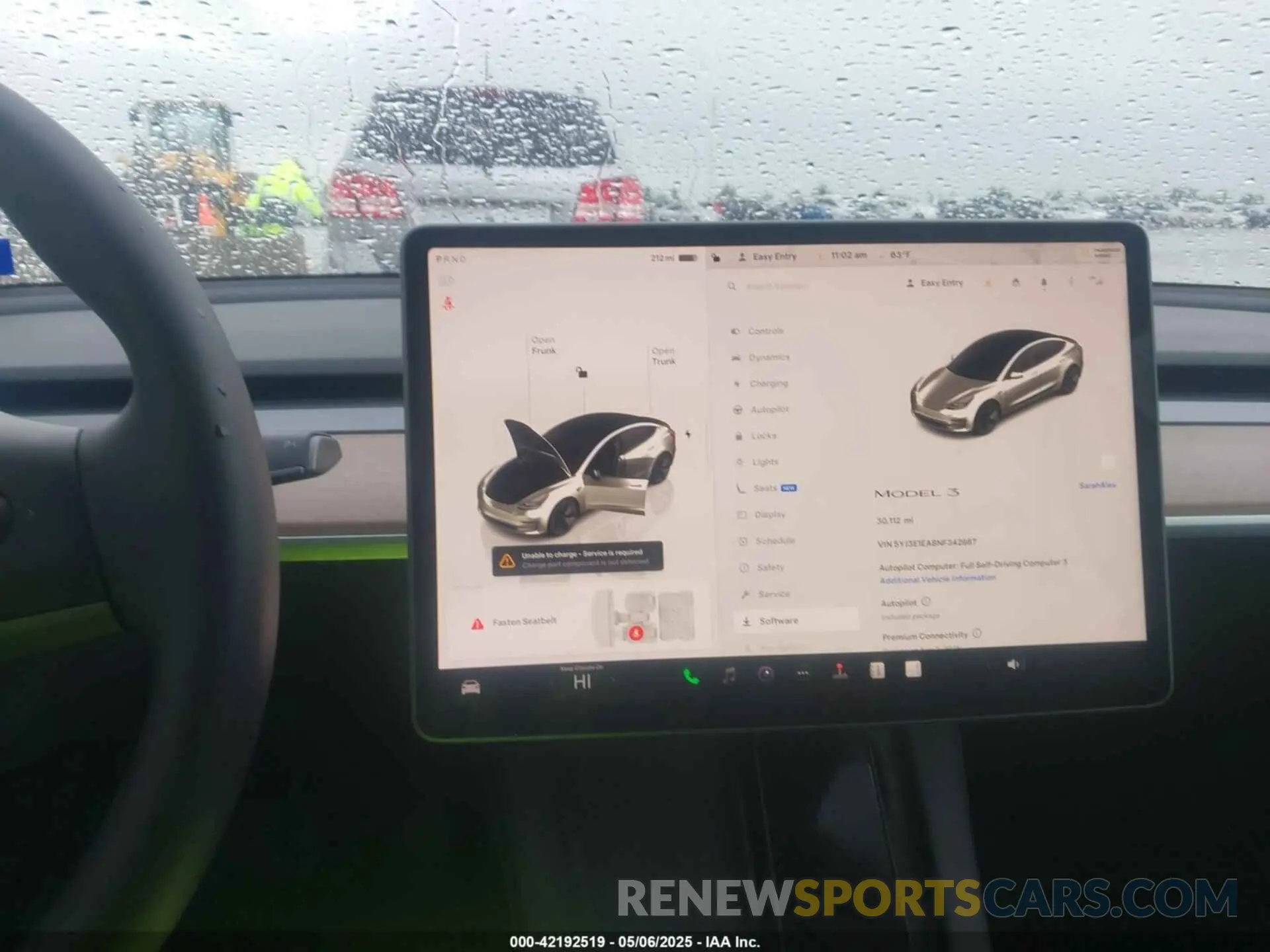 7 Photograph of a damaged car 5YJ3E1EA8NF342987 TESLA MODEL 3 2022