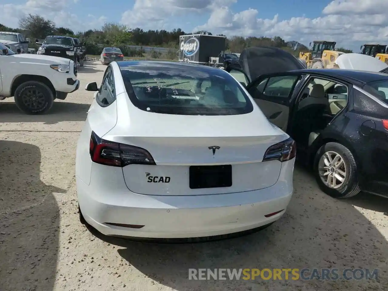 6 Photograph of a damaged car 5YJ3E1EA8NF346554 TESLA MODEL 3 2022