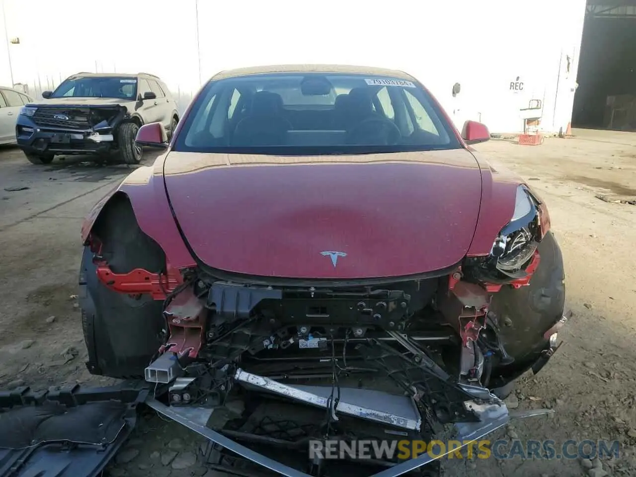 5 Photograph of a damaged car 5YJ3E1EA8NF348997 TESLA MODEL 3 2022