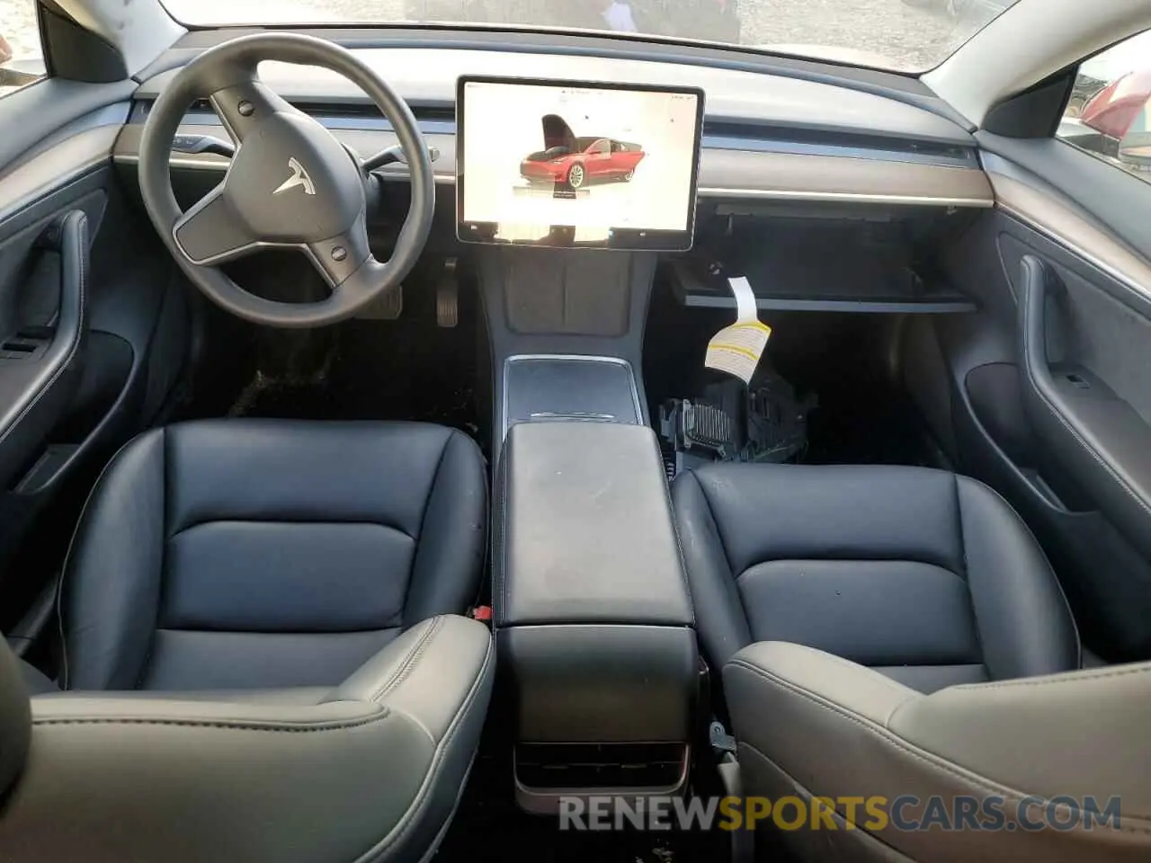 8 Photograph of a damaged car 5YJ3E1EA8NF348997 TESLA MODEL 3 2022
