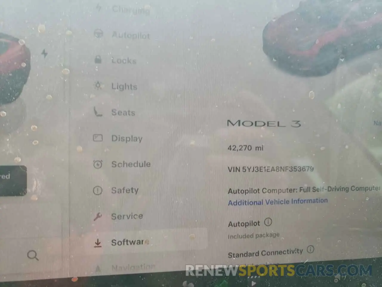 9 Photograph of a damaged car 5YJ3E1EA8NF353679 TESLA MODEL 3 2022