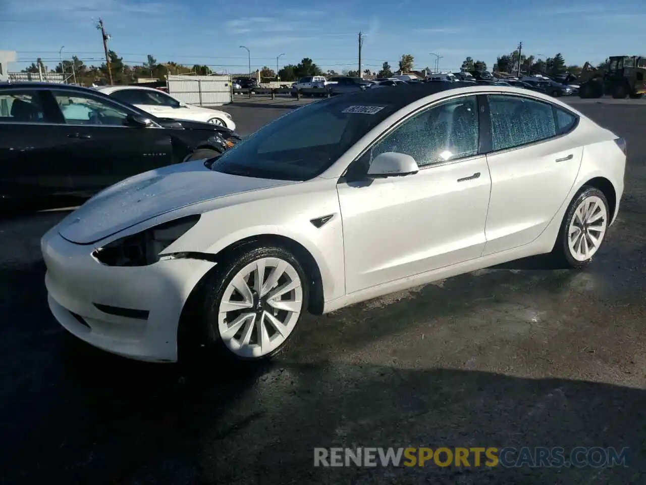 1 Photograph of a damaged car 5YJ3E1EA8NF368442 TESLA MODEL 3 2022