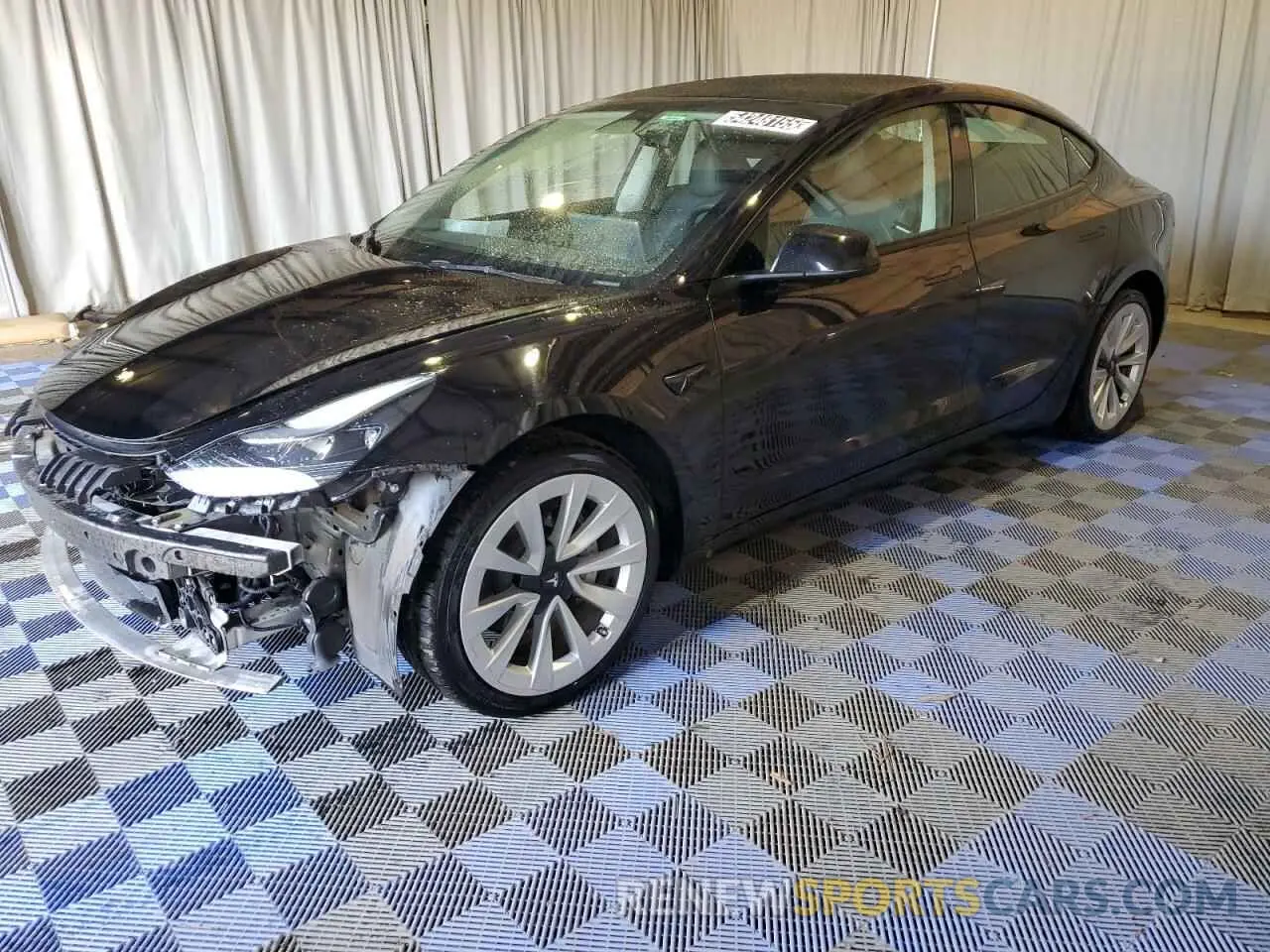 1 Photograph of a damaged car 5YJ3E1EA8NF369042 TESLA MODEL 3 2022