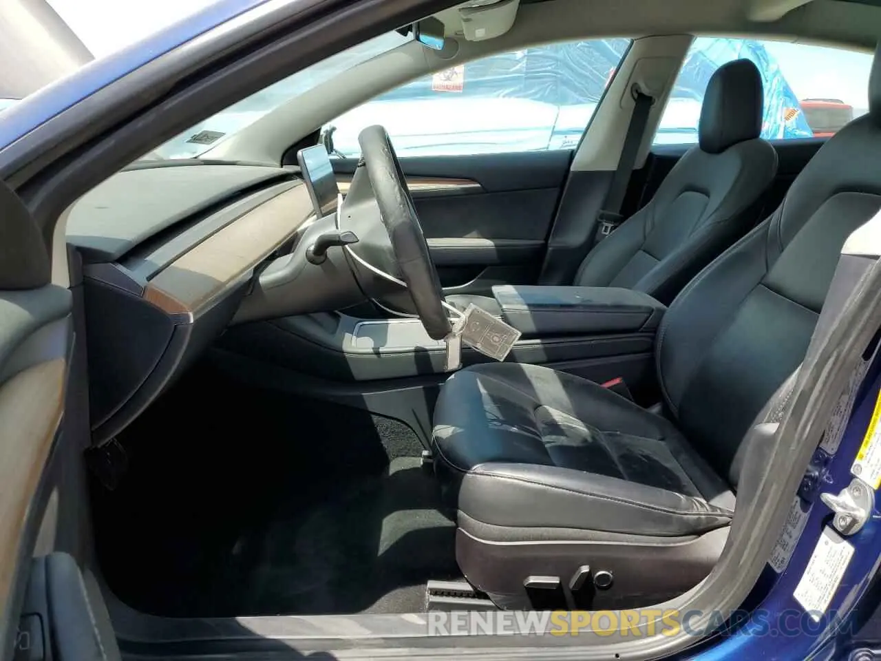7 Photograph of a damaged car 5YJ3E1EA8NF369901 TESLA MODEL 3 2022