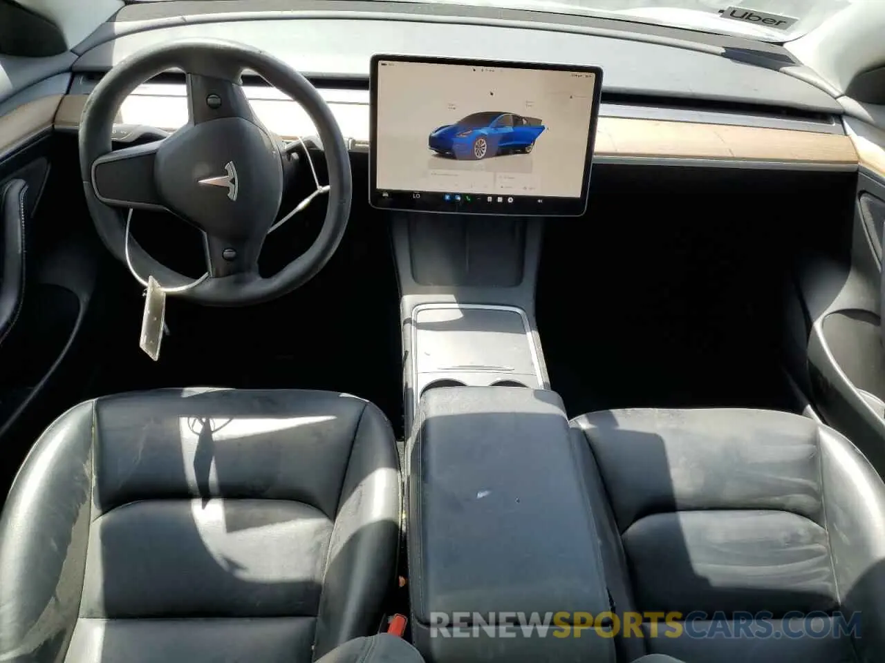 8 Photograph of a damaged car 5YJ3E1EA8NF369901 TESLA MODEL 3 2022
