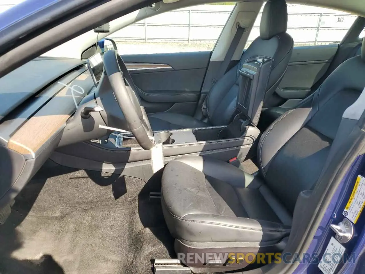 7 Photograph of a damaged car 5YJ3E1EA8NF371941 TESLA MODEL 3 2022