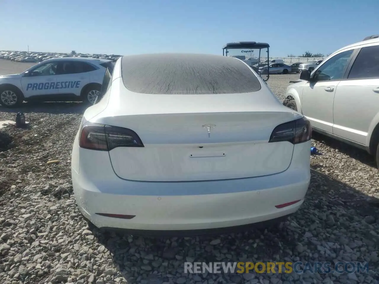6 Photograph of a damaged car 5YJ3E1EA8NF373737 TESLA MODEL 3 2022