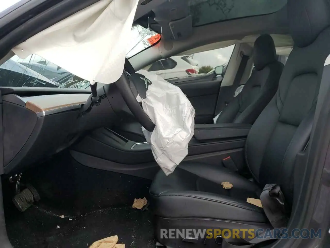 7 Photograph of a damaged car 5YJ3E1EA8NF376377 TESLA MODEL 3 2022