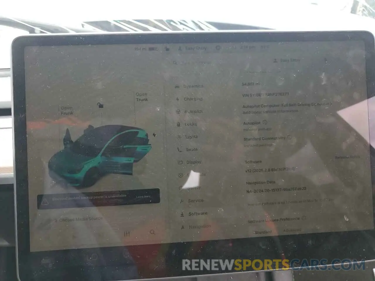 9 Photograph of a damaged car 5YJ3E1EA8NF376377 TESLA MODEL 3 2022