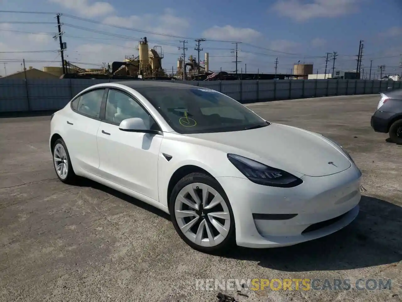 1 Photograph of a damaged car 5YJ3E1EA9NF105196 TESLA MODEL 3 2022