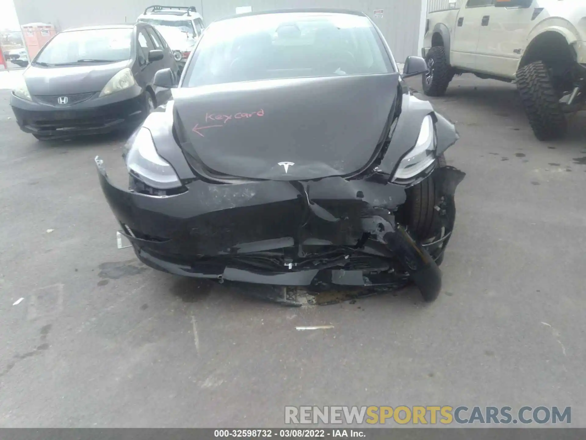 10 Photograph of a damaged car 5YJ3E1EA9NF112942 TESLA MODEL 3 2022