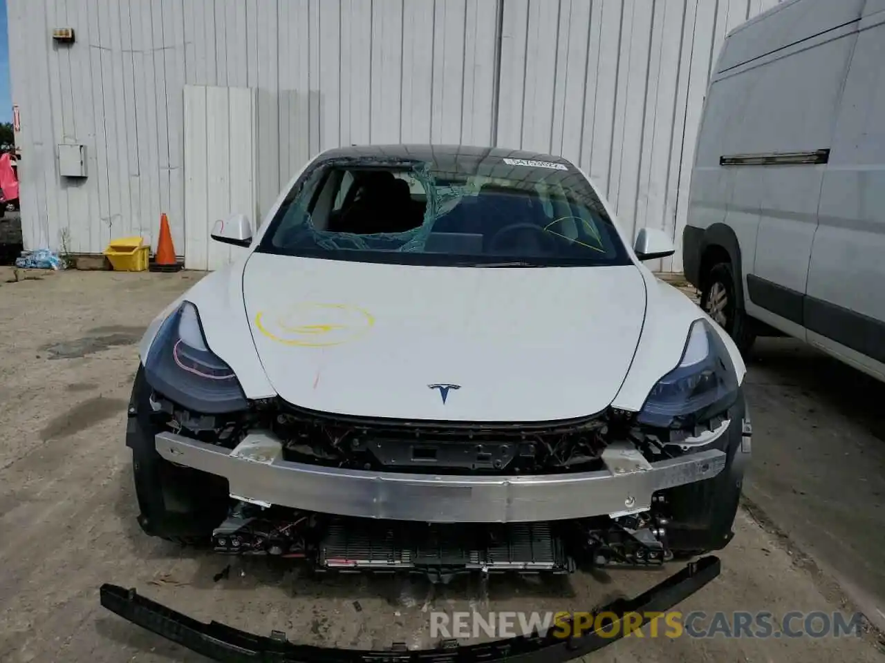 9 Photograph of a damaged car 5YJ3E1EA9NF113461 TESLA MODEL 3 2022